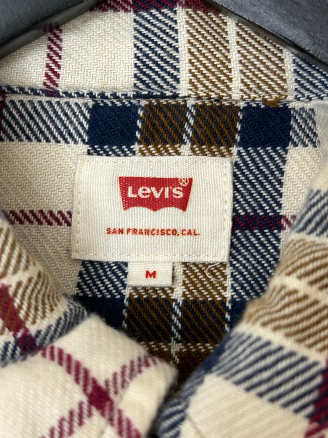 00s Levi's 리바이스 투포켓 웨스턴 체크 셔츠  상품이미지9