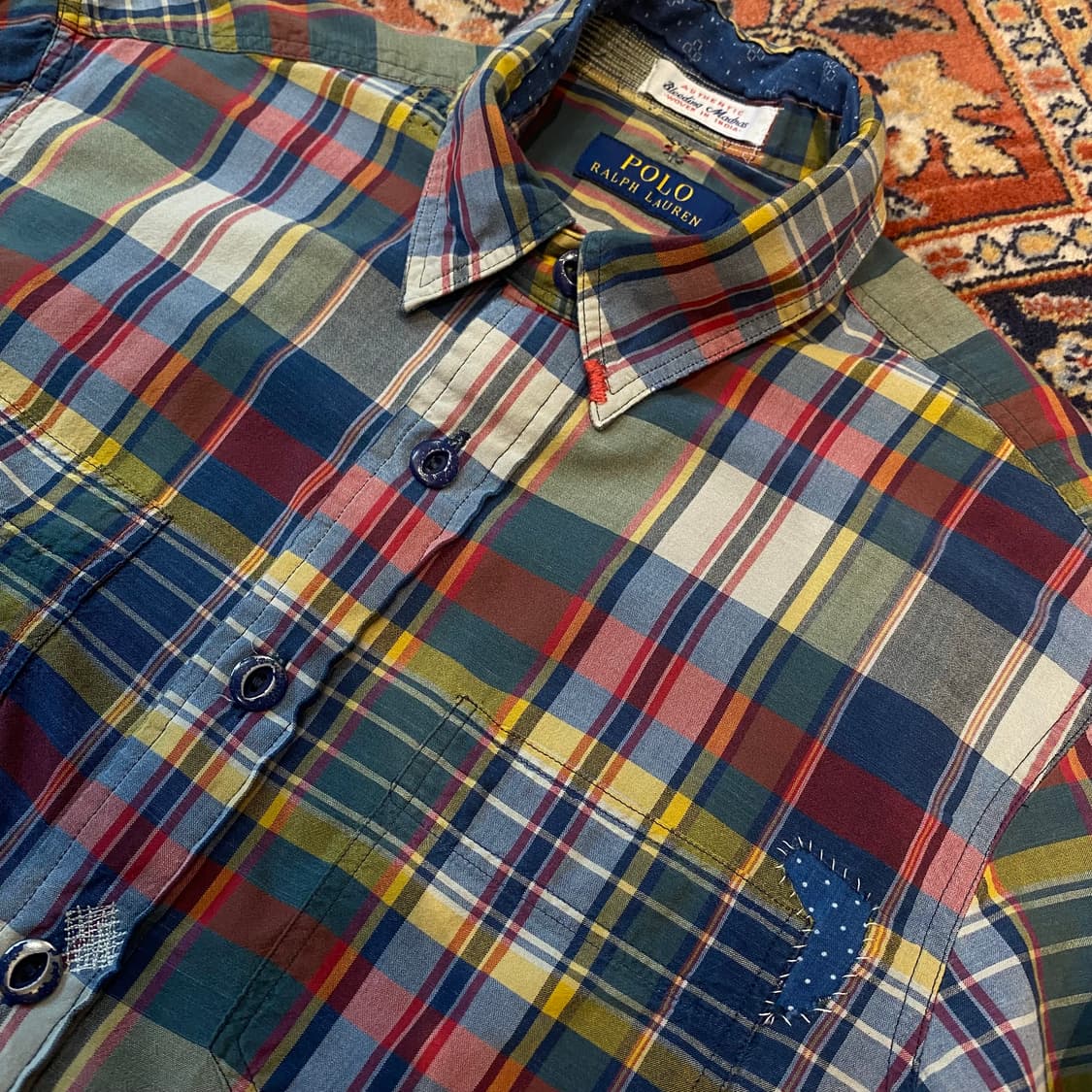 🌊polo bleeding madras check shirts(디테일) 상품이미지4