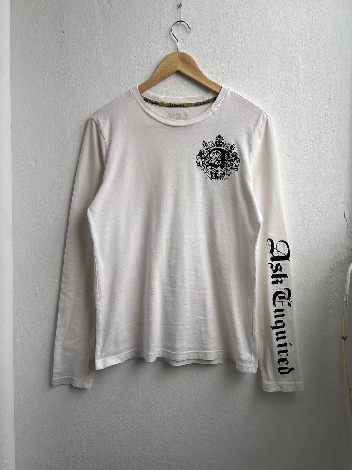 Vintage ASK White Long Sleeve 상품이미지1