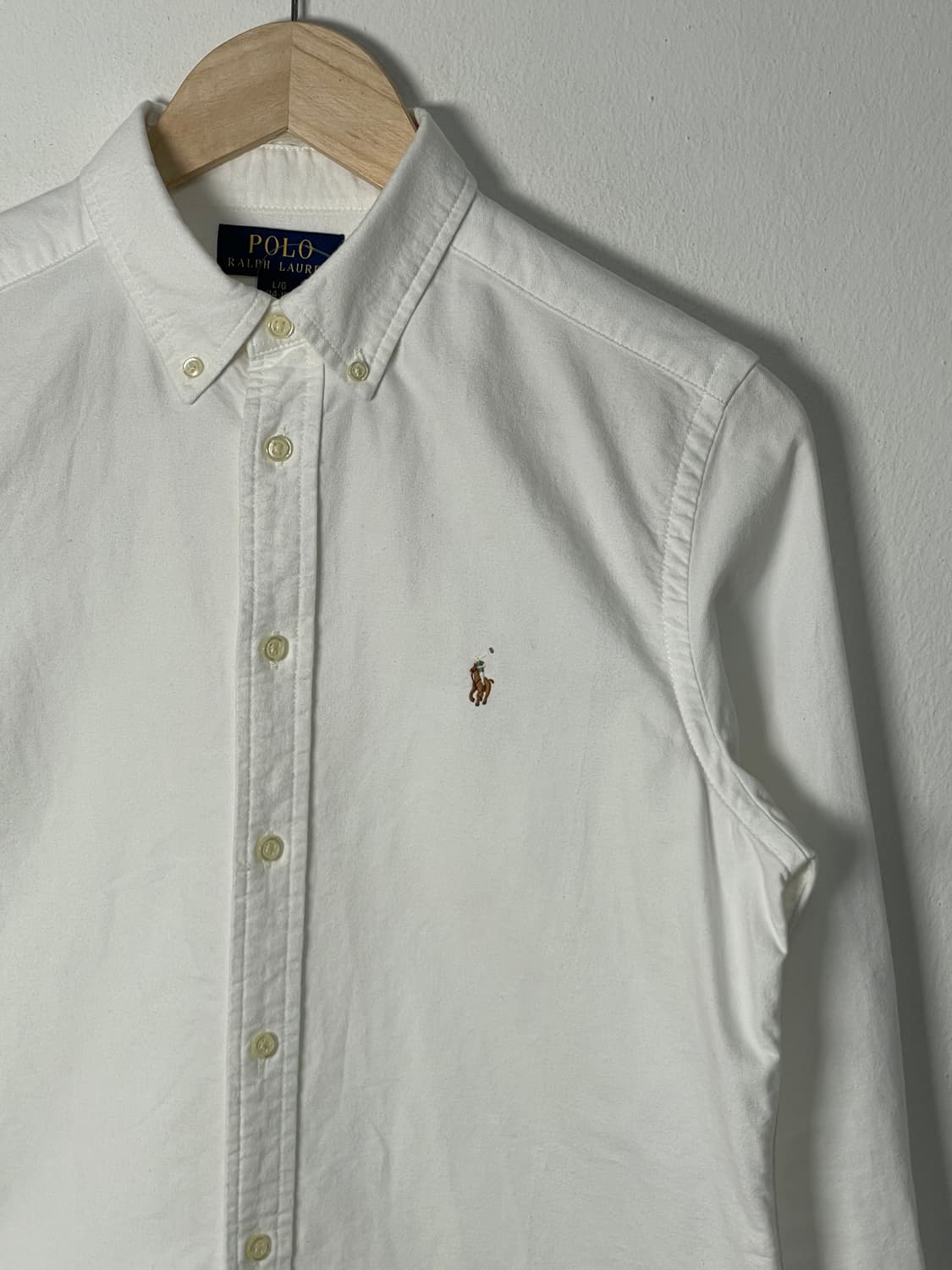 폴로 옥스퍼드 포니 화이트 셔츠 상품이미지4