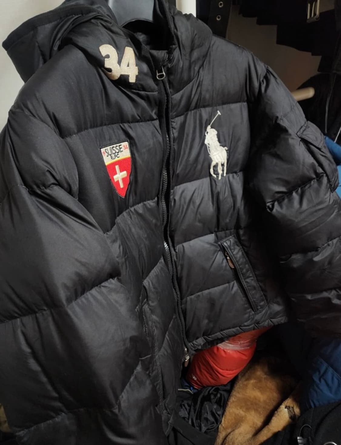 폴로 빅포니 패딩 블랙 L 상품이미지9