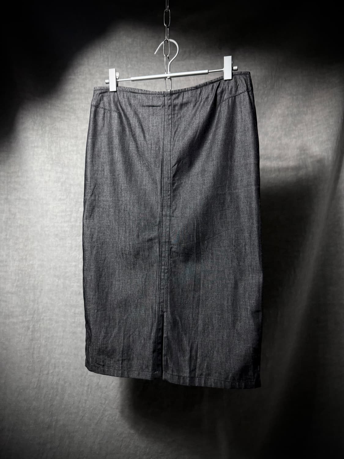 Gucci by Tom Ford Denim Slit Midi Skirt  상품이미지3