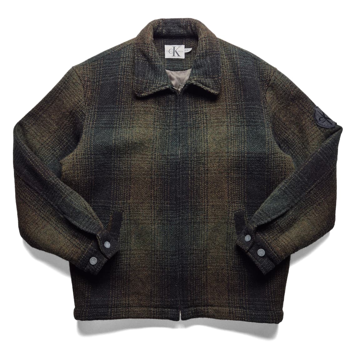 [90] 캘빈클라인 90s 울 체크자켓 상품이미지2