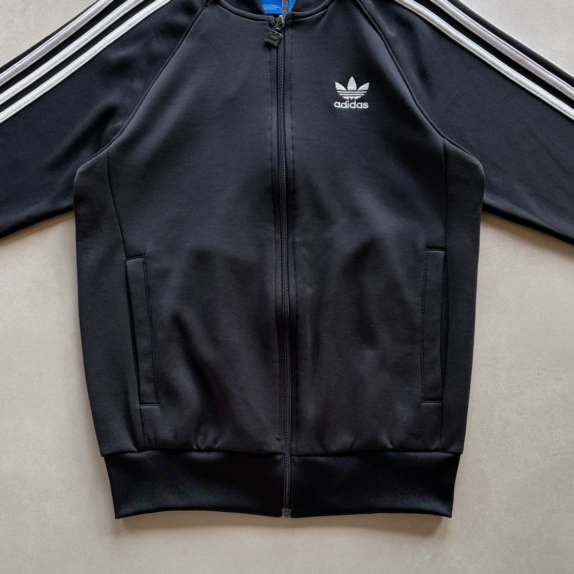 [S]아디다스 SST 트레포일 블랙 트랙탑 져지 상품이미지5