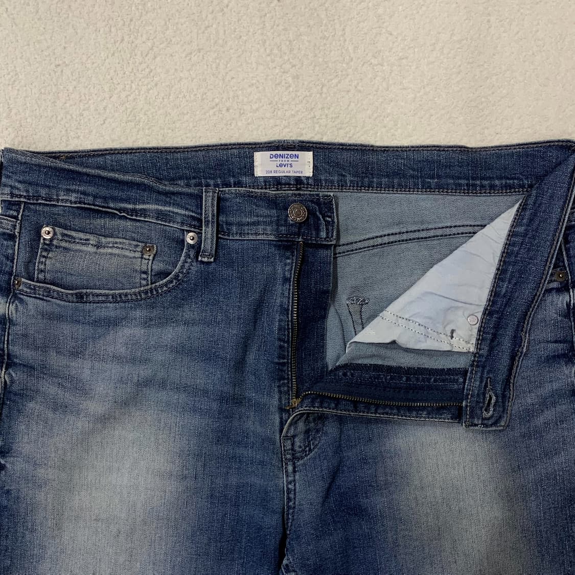 [표기 36, 실측 39] 리바이스 데니즌 208 테이퍼드핏 데님팬츠 상품이미지4