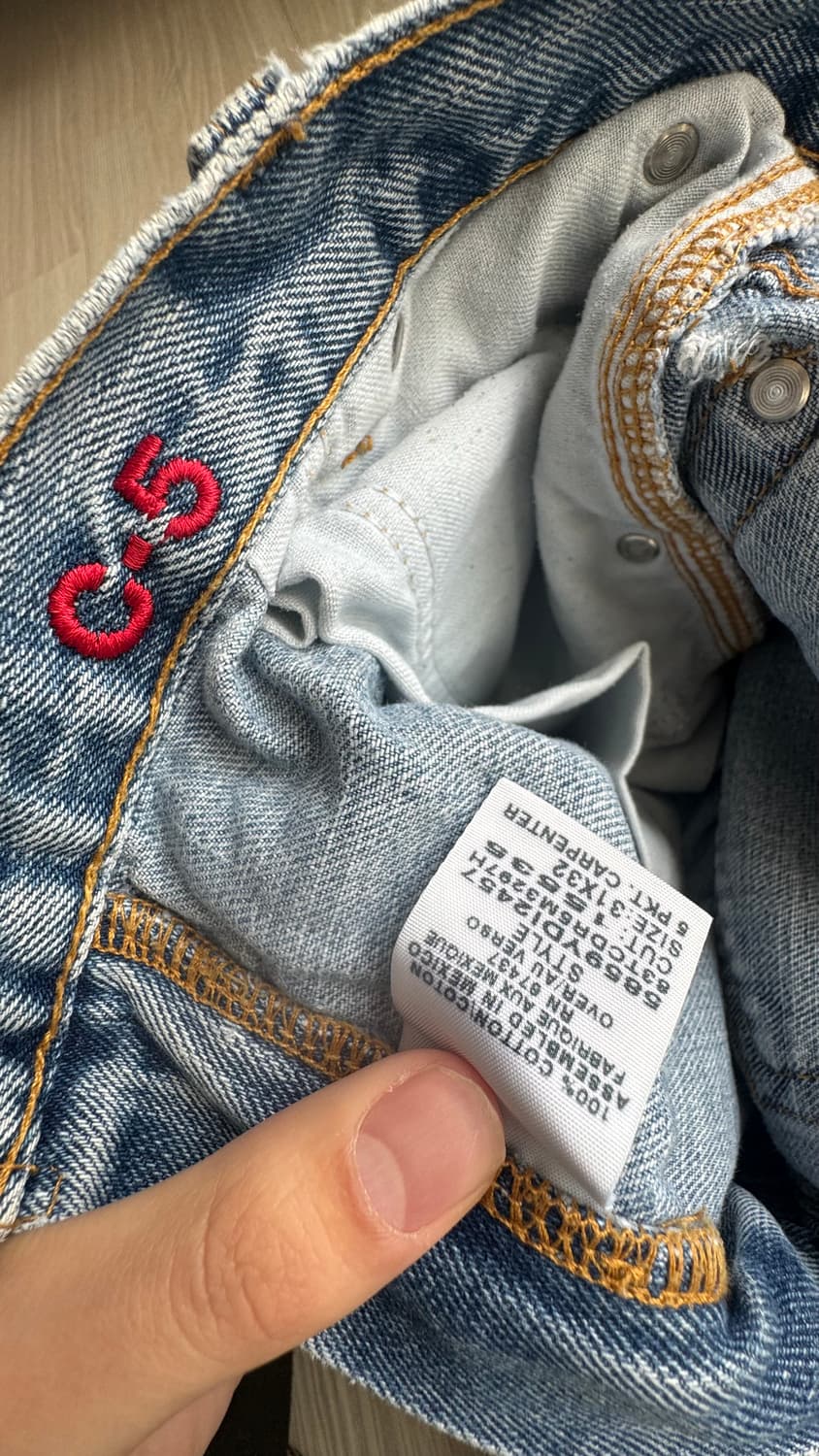 폴로 RL C-5 카펜터 w31 L32 데님팬츠  상품이미지10