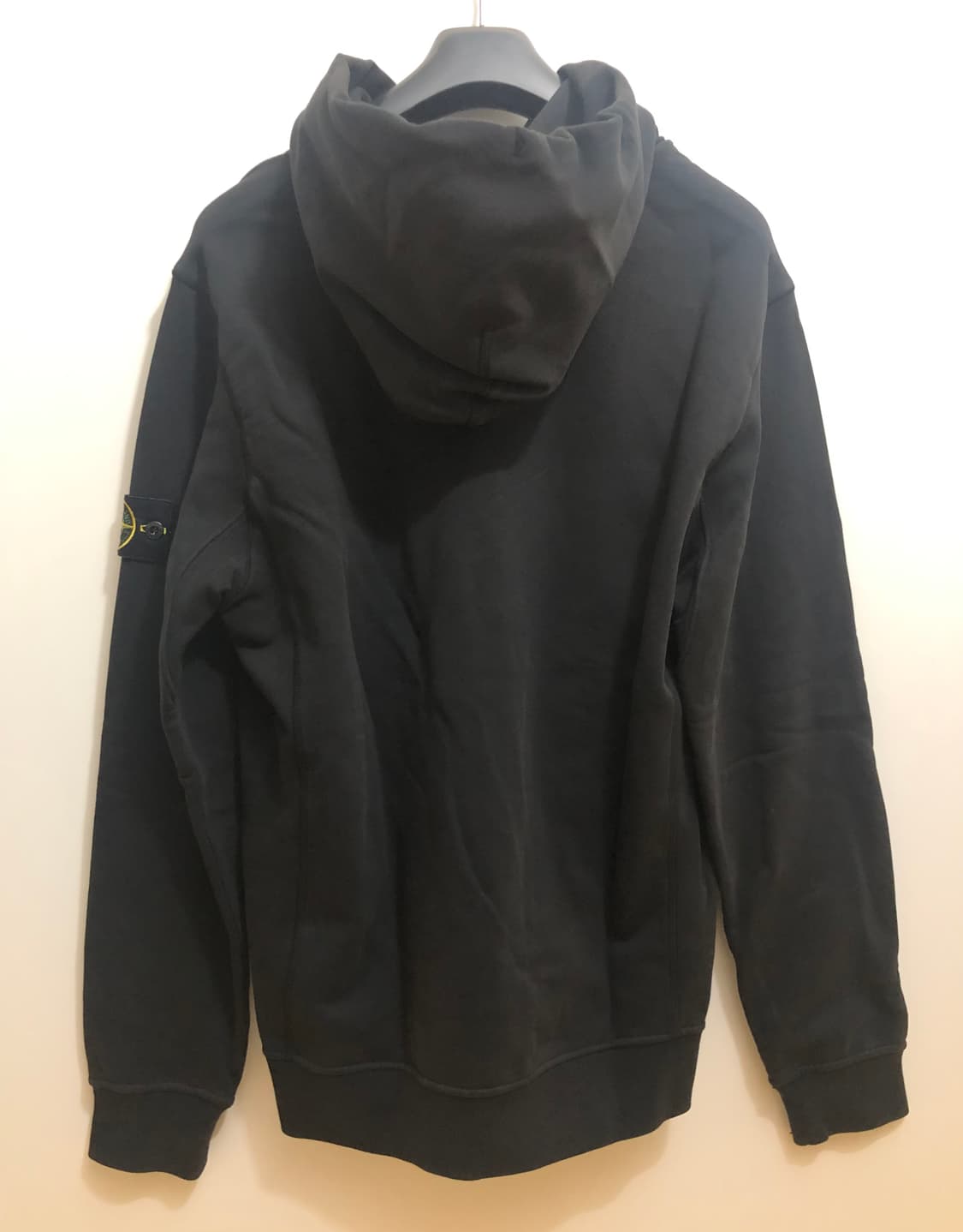 [XL] 스톤아일랜드 와펜 패치 후드 블랙 상품이미지2