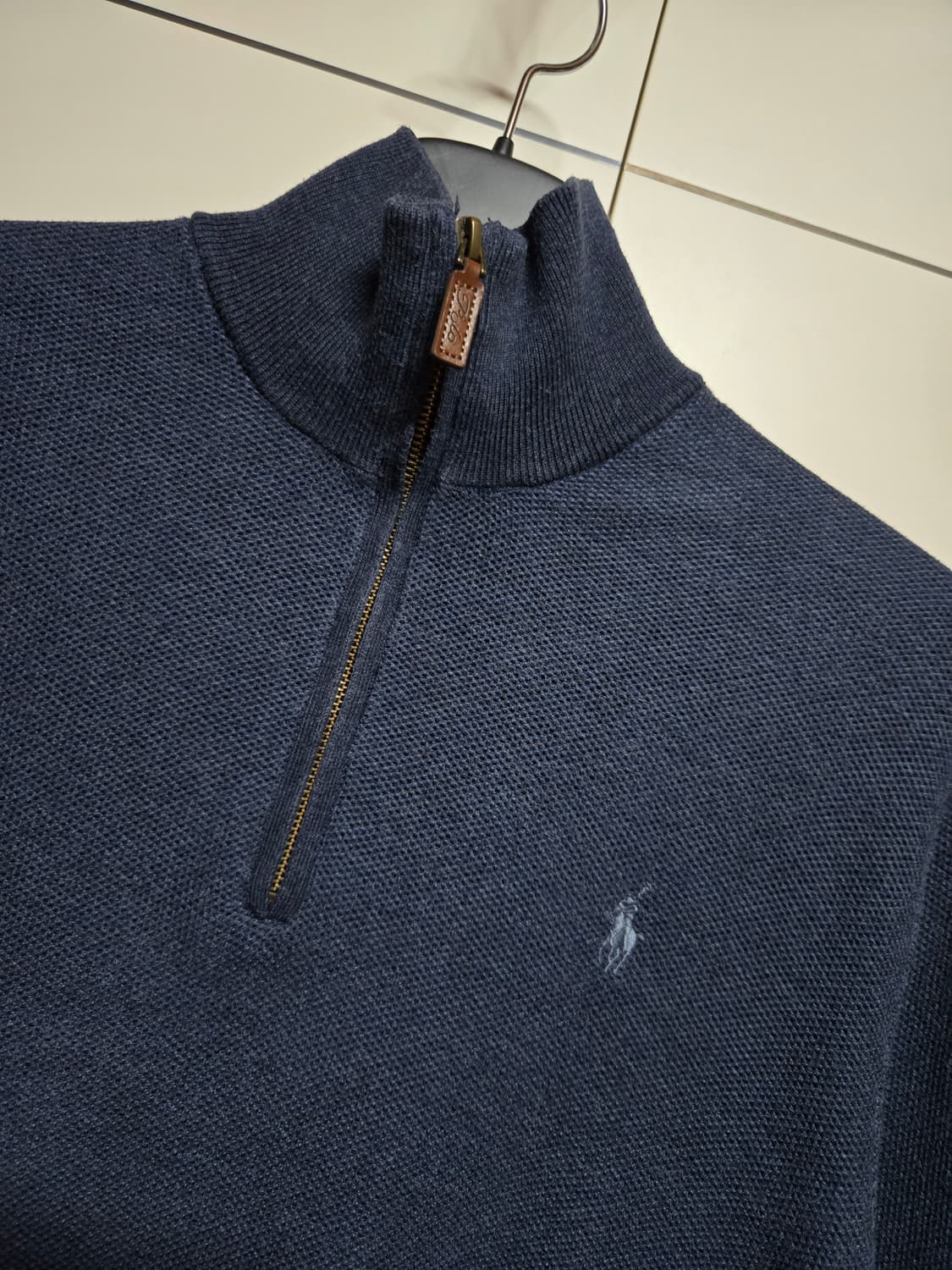 폴로 랄프로렌 정품 남성 반집업 니트(M) 상품이미지1