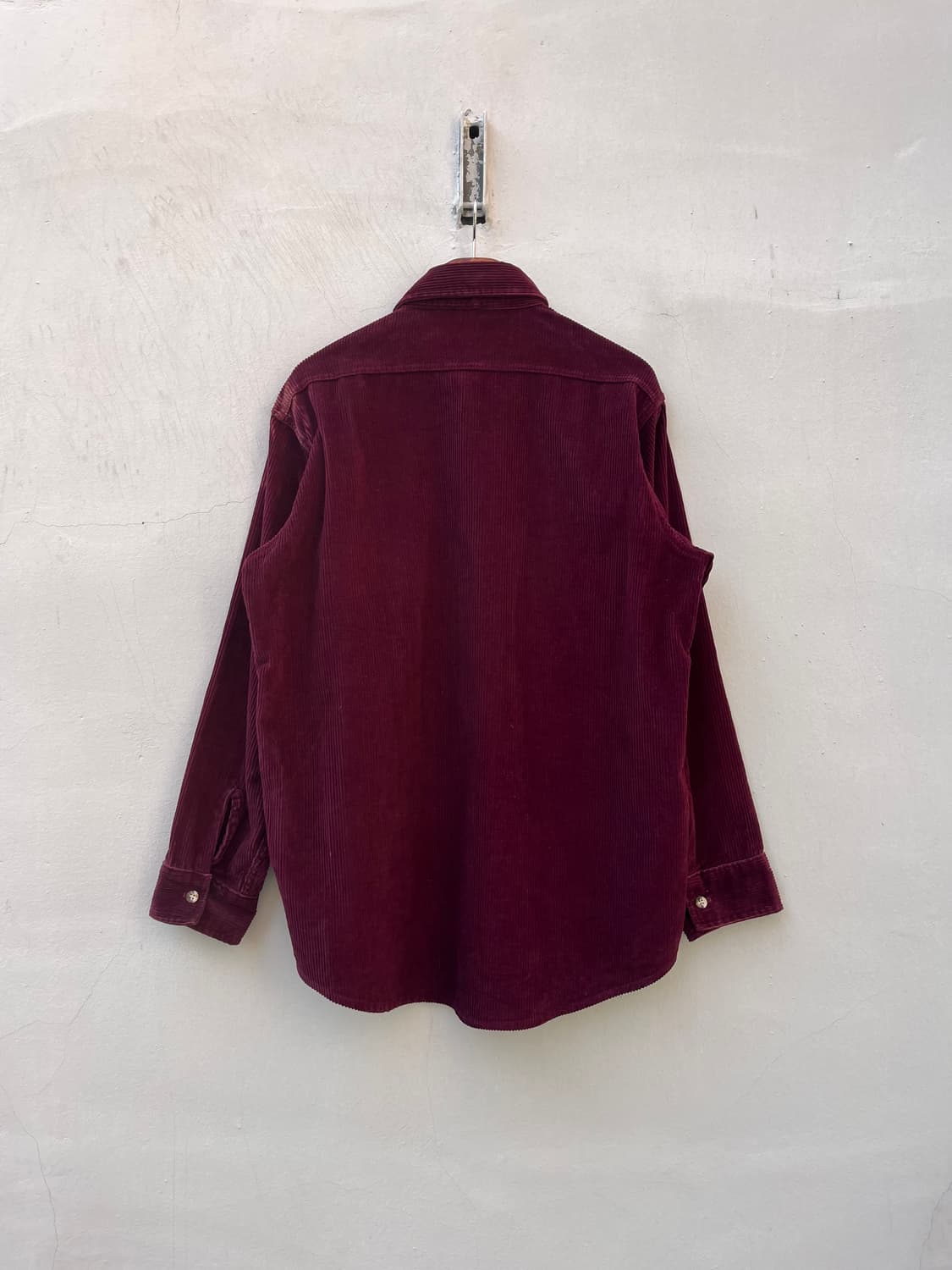 Vintage (Made in Usa) 와인컬러 골덴 셔츠  상품이미지4