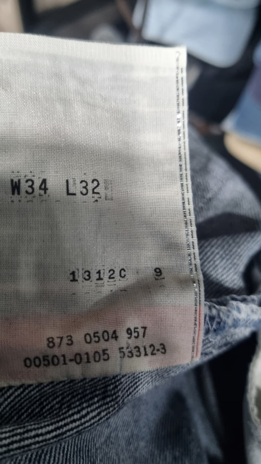 리바이스 레트로 (501) 34사이즈 얼룩 하자 없음 상품이미지6