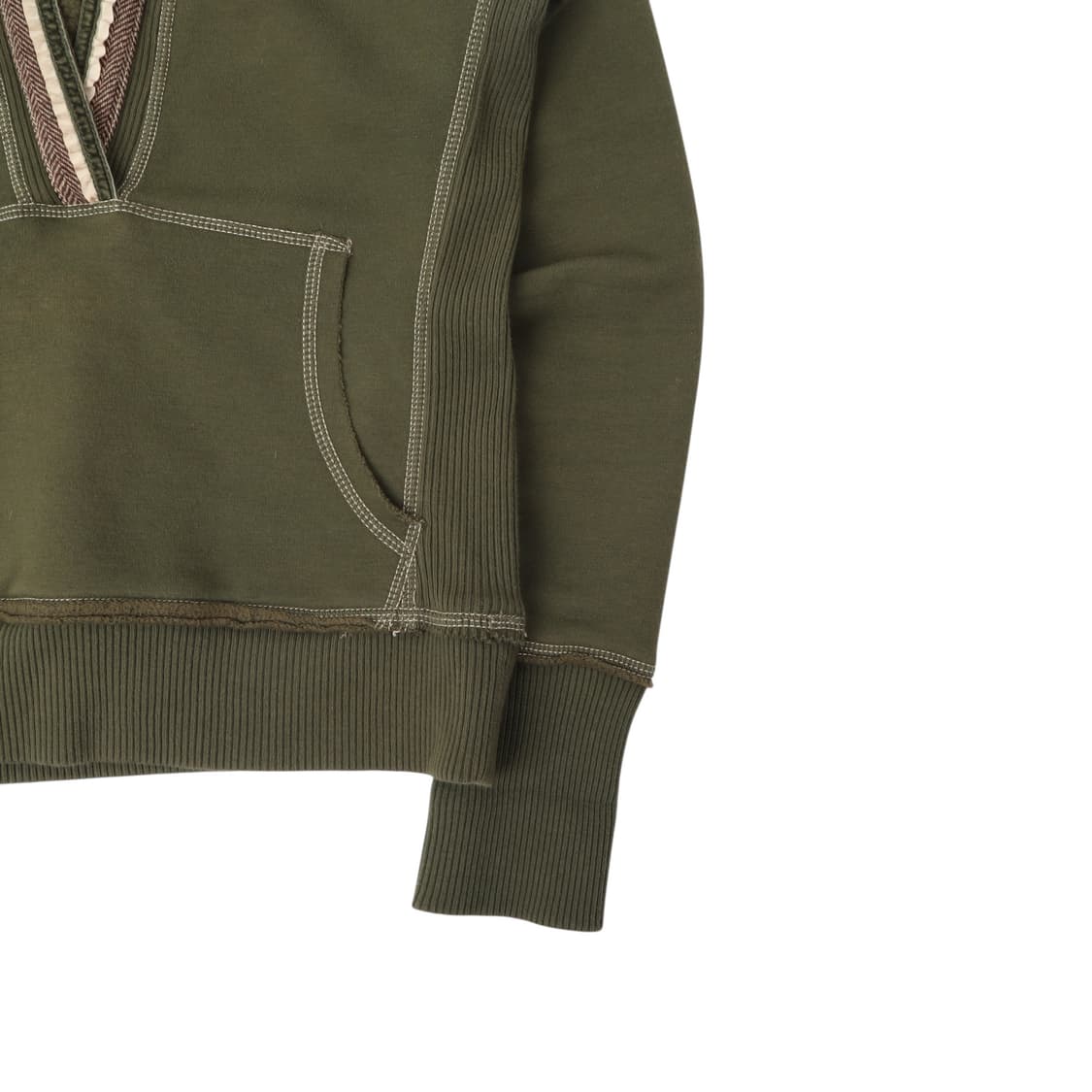 폴로진스 카키 rl 패치 후드티 상품이미지4