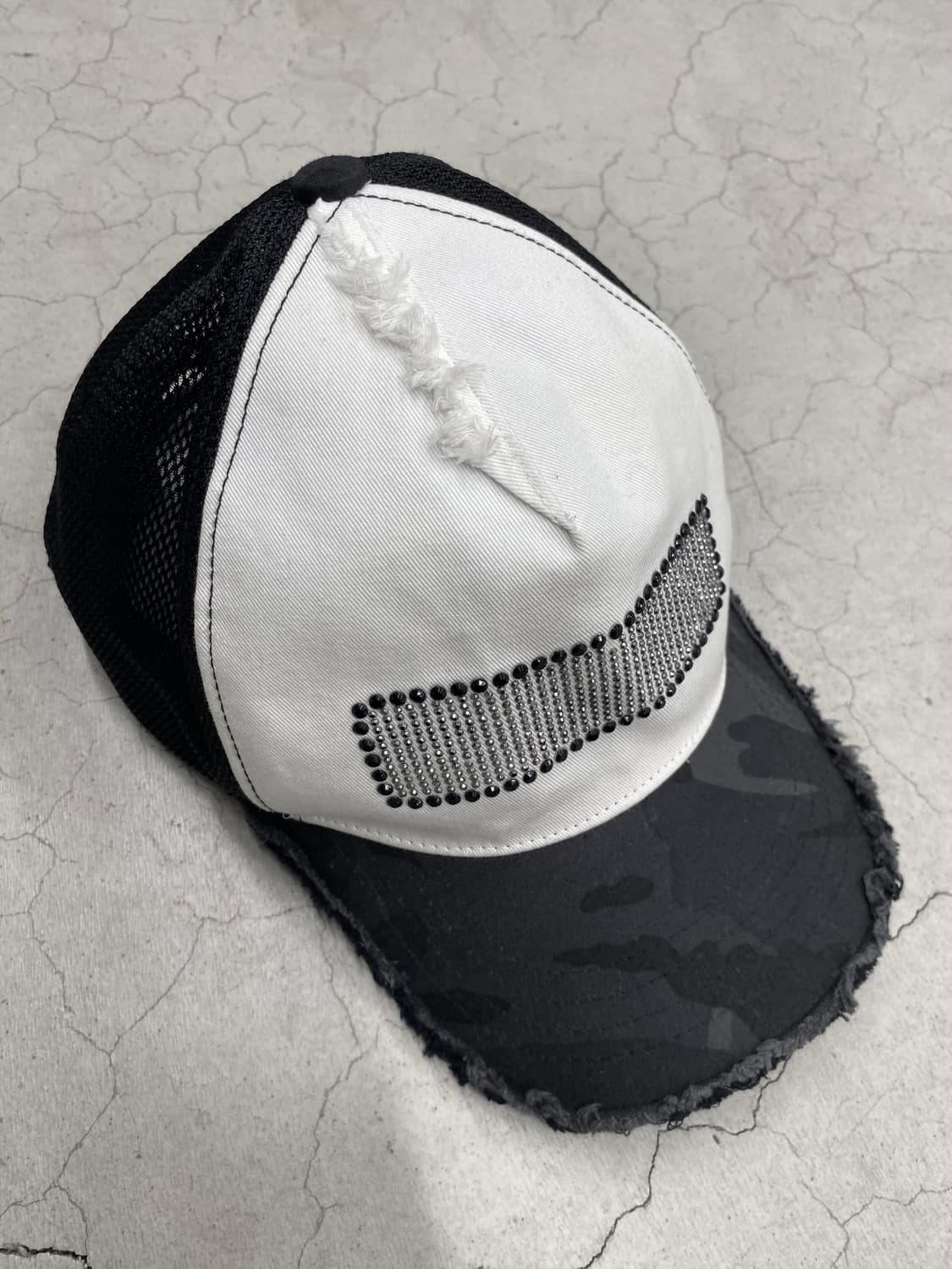 wjk 디스트레스드 매쉬 캡 상품이미지6