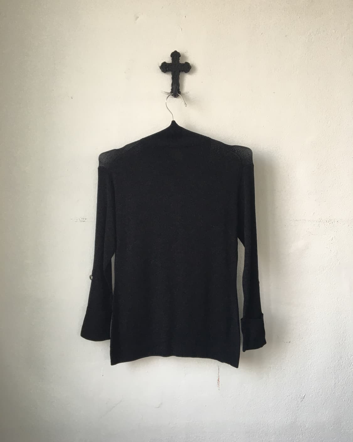 High neck knit zip up 상품이미지3