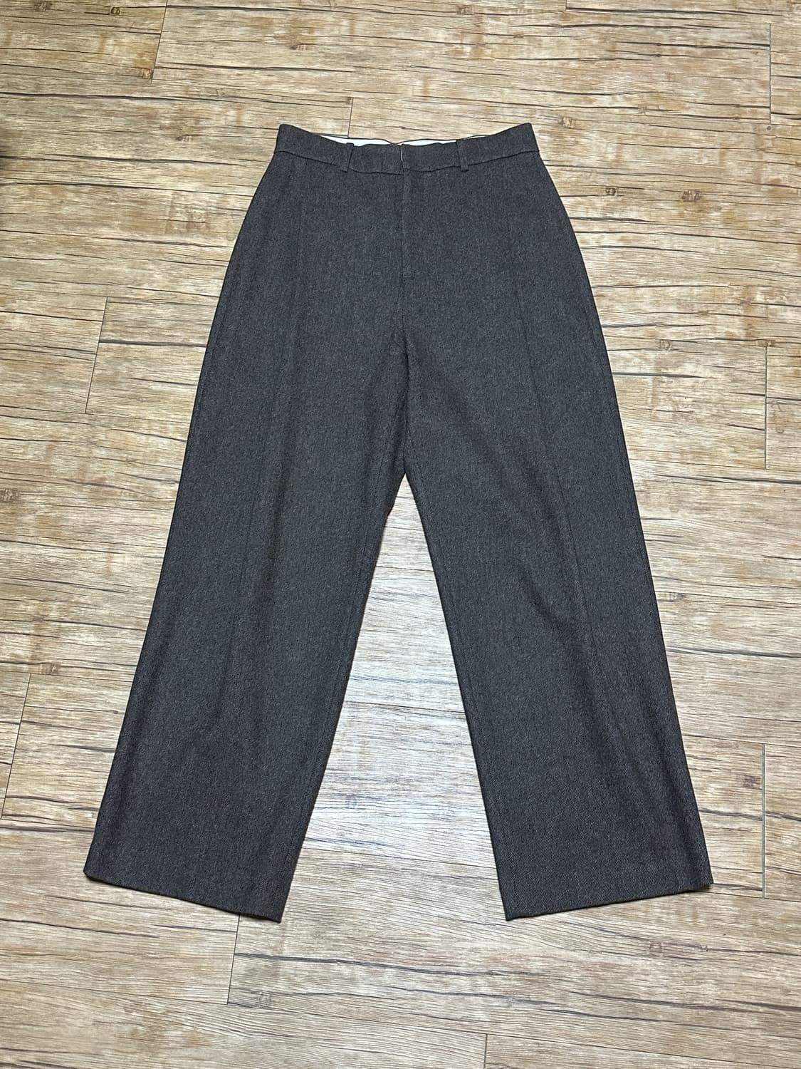 아모멘토 울 마틴 팬츠 브라운 M사이즈 판매 상품이미지2