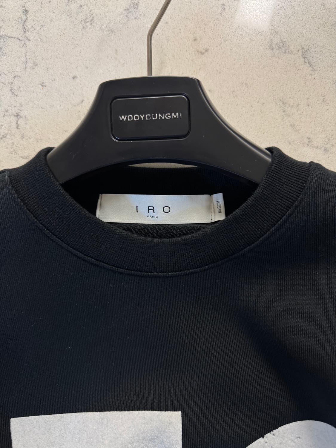 IRO PARIS 24fw 이로맨 벨벳 심볼 스웻셔츠 맨투맨 상품이미지4