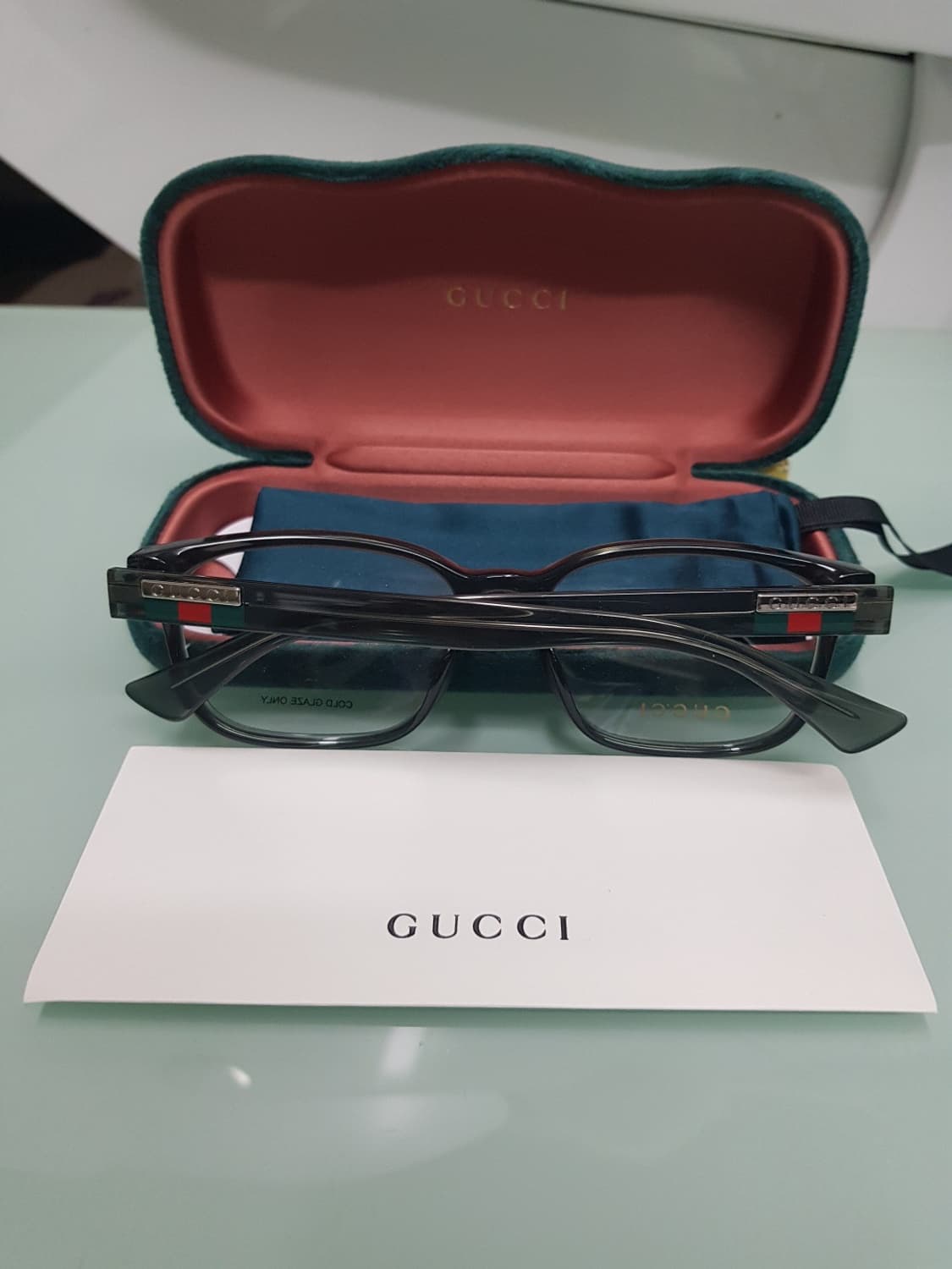 남성분추천)구찌 클리어명품안경테(새상품 풀구성) 상품이미지5