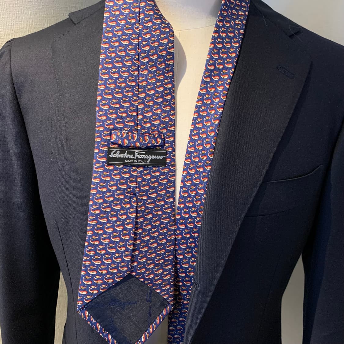 살바토레 페레가모 명품 이태리 100실크 정장넥타이 A+등급 상품이미지2