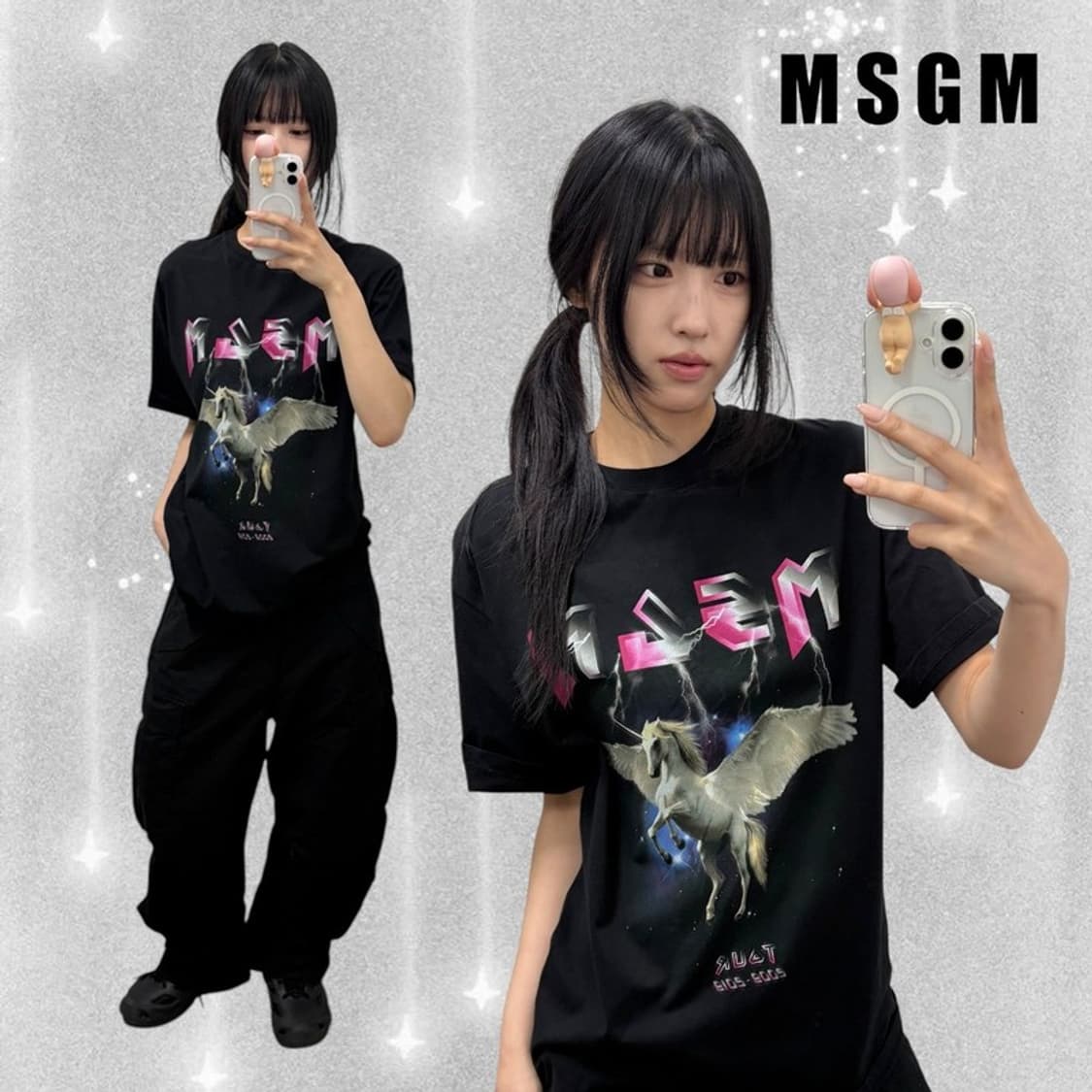 MSGM 페가수스 반팔티 상품이미지1
