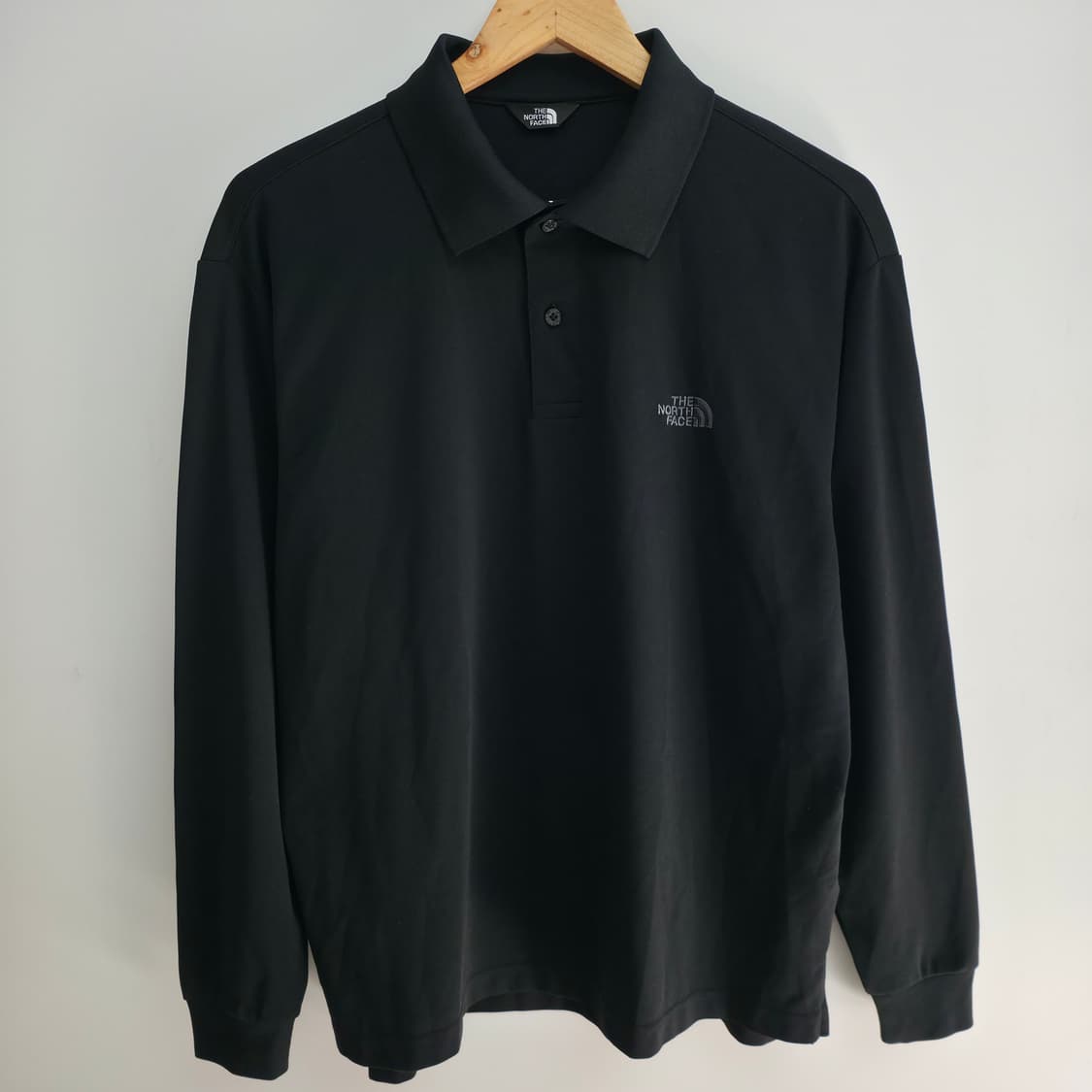 [L] 노스페이스 기능성 블랙 카라티 상품이미지1