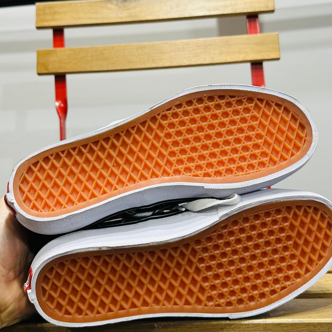 245) 반스 운동화 여성 여자 신발 어센틱 Vans 체크 스니커즈 상품이미지6