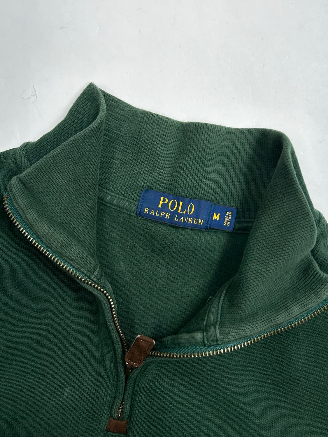 폴로 랄프로렌 그린 하프집업 M 상품이미지5
