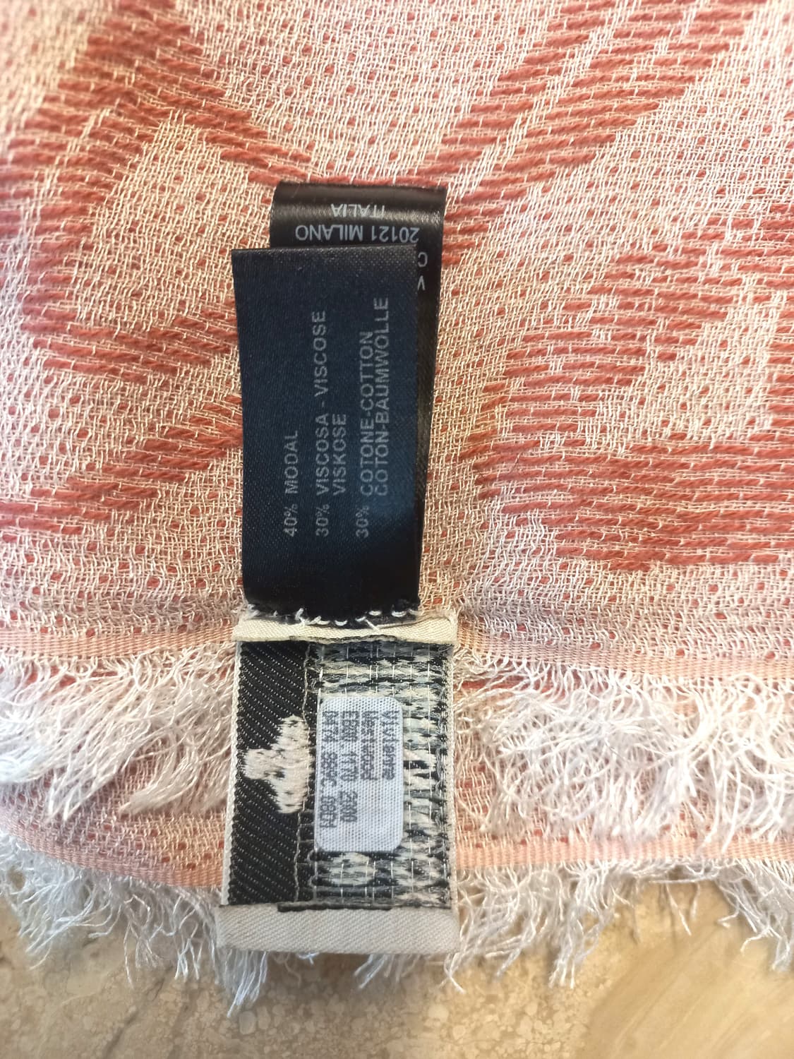 비비안웨스트우드 Orb 패턴 스톨 스카프 숄 머플러 상품이미지7