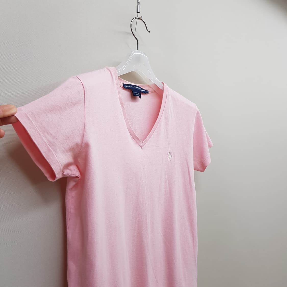 랄프로렌 스포츠 브이넥 반팔 티셔츠 S사이즈 상품이미지3