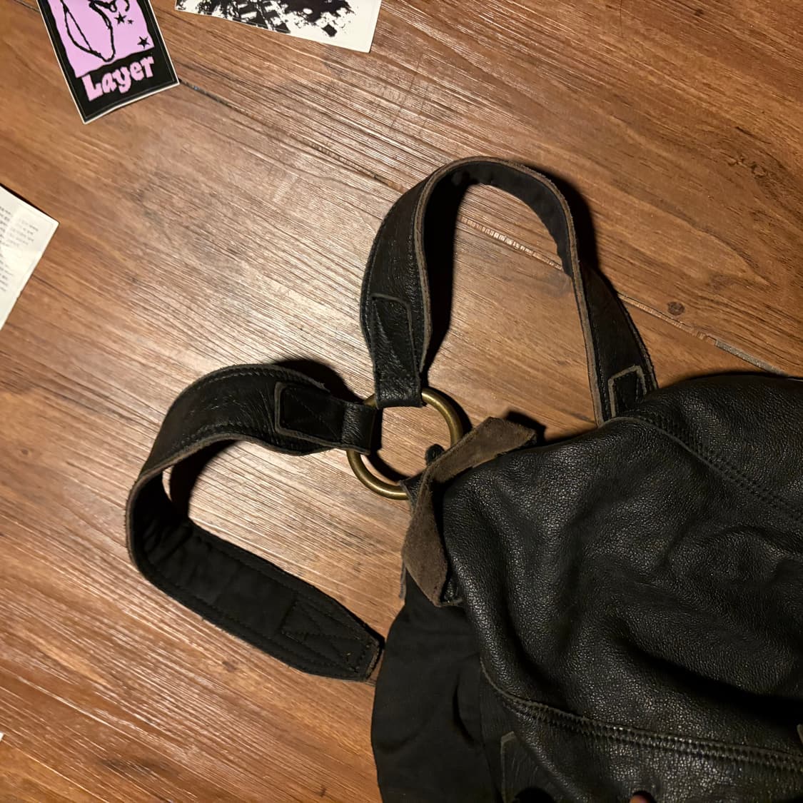 BUCKAROO LEATHER BACK ZIPUP BACKPACK 상품이미지4
