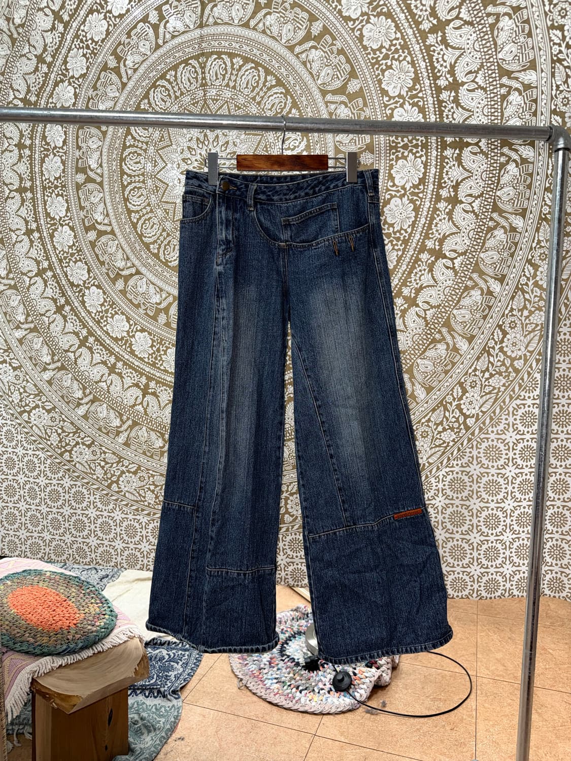 빈티지 언발 데님팬츠  상품이미지3