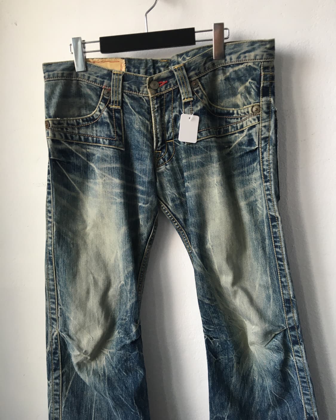Crack washing denim pants 상품이미지6