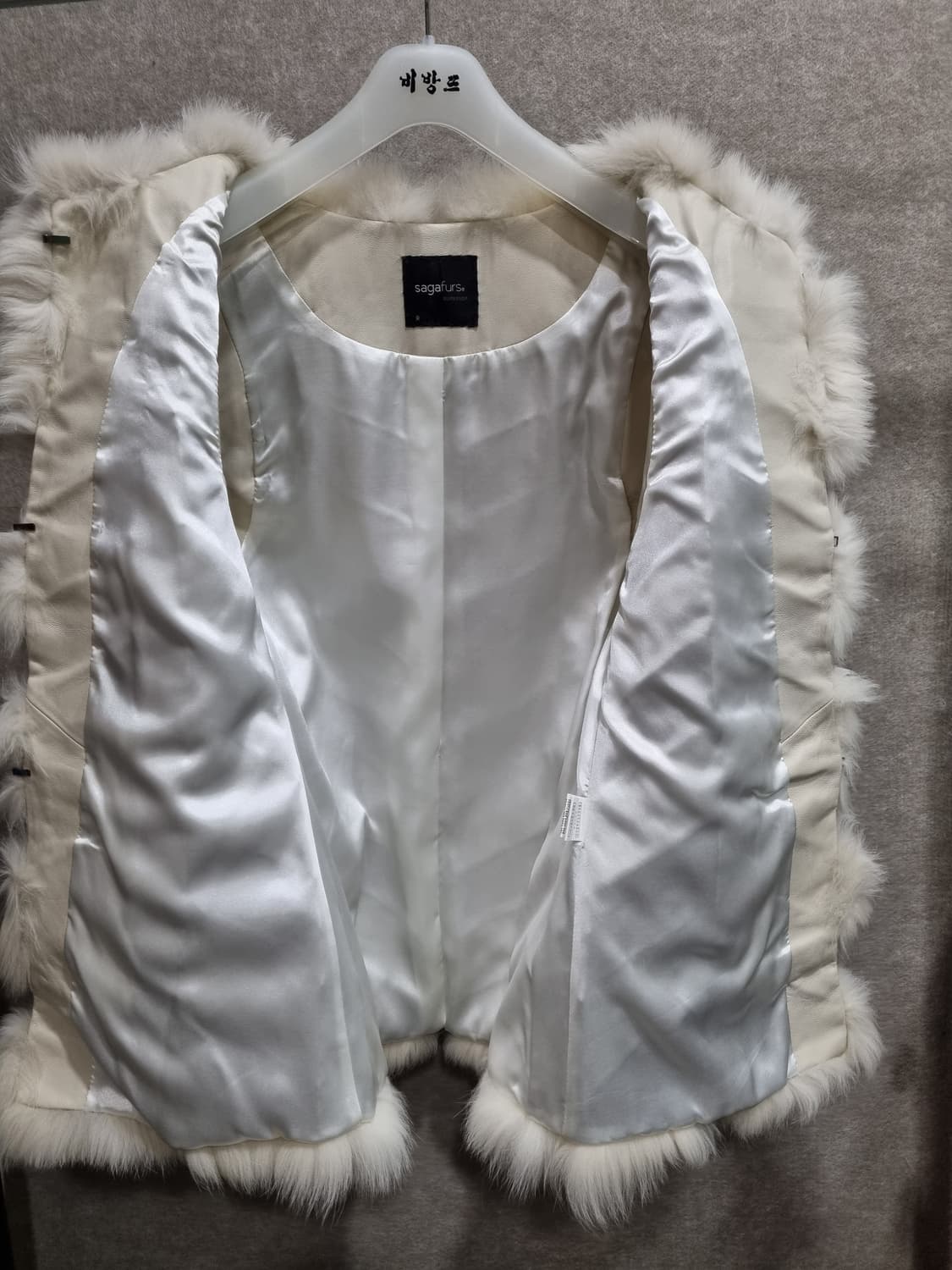 여성 free 사가 폭스퍼 베스트 조끼 상품이미지3