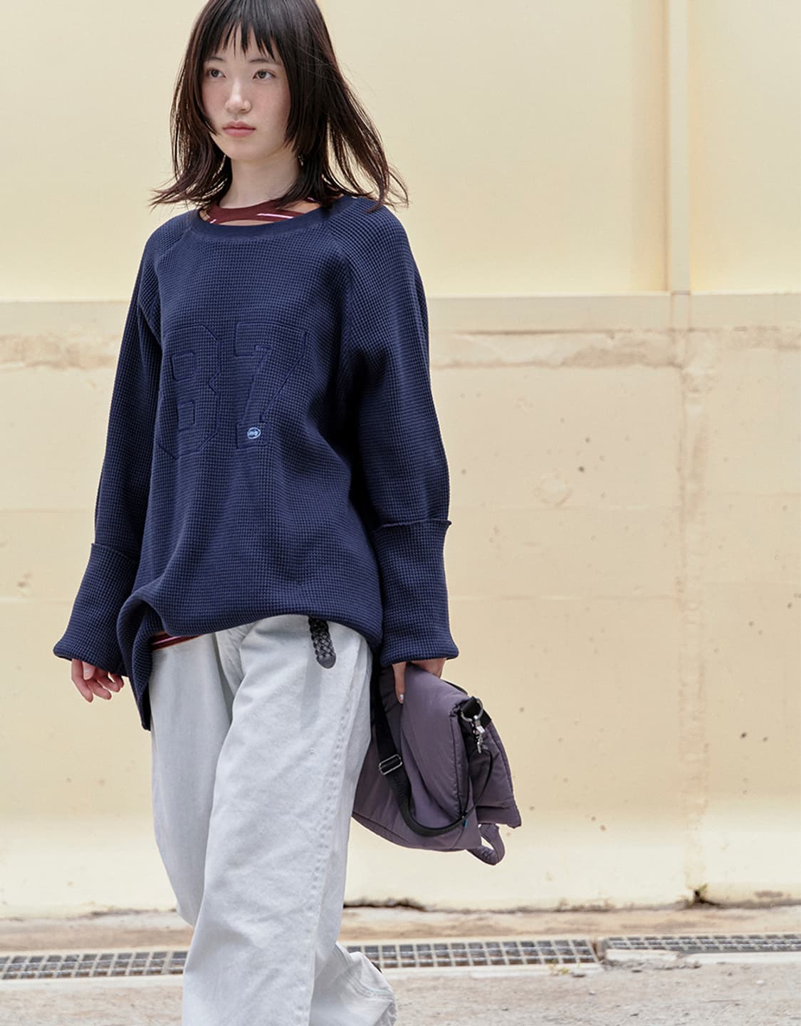 MMLG 엠엠엘지 쿠션 3way 메신저백 그레이 상품이미지6