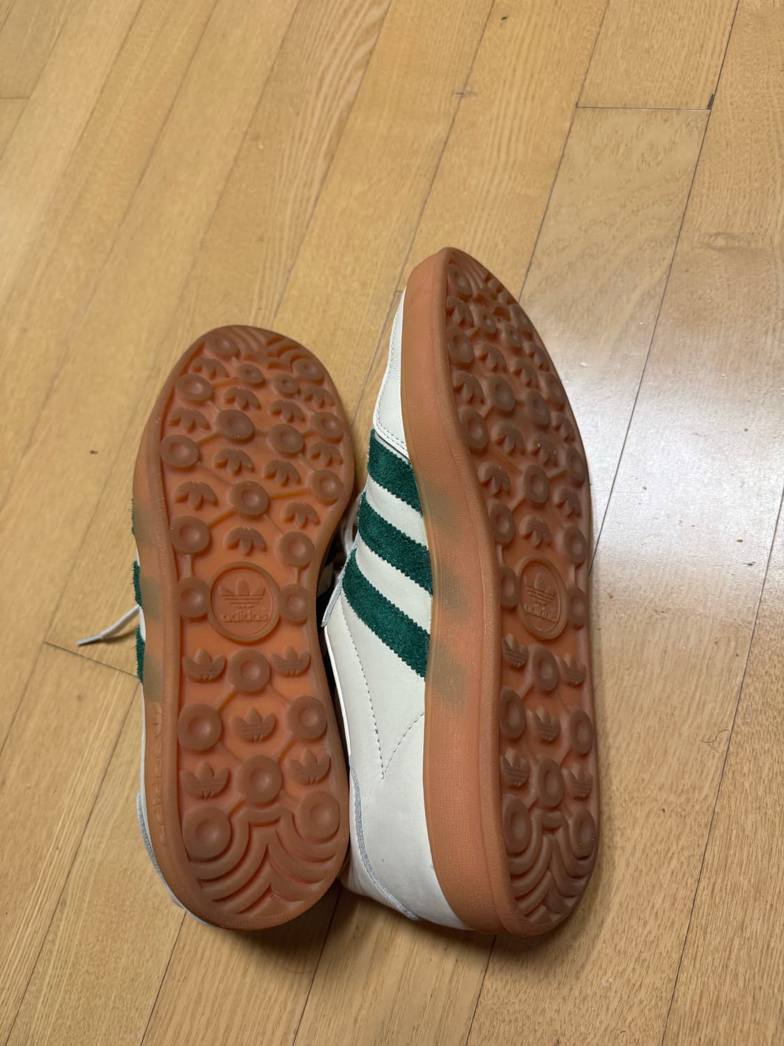 아디다스x에미 가젤 인도어 오프화이트 다크그린 280 상품이미지5