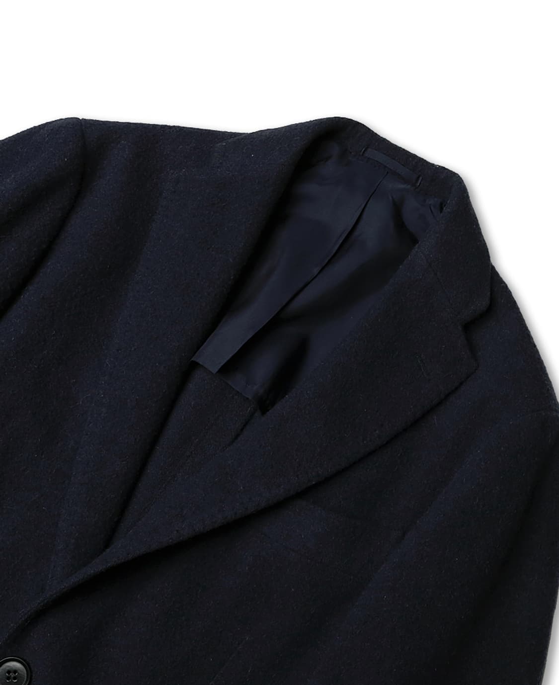 링자켓 [Ring Jacket] 네이비 울 알파카 스탠다드 싱글 코트 상품이미지2