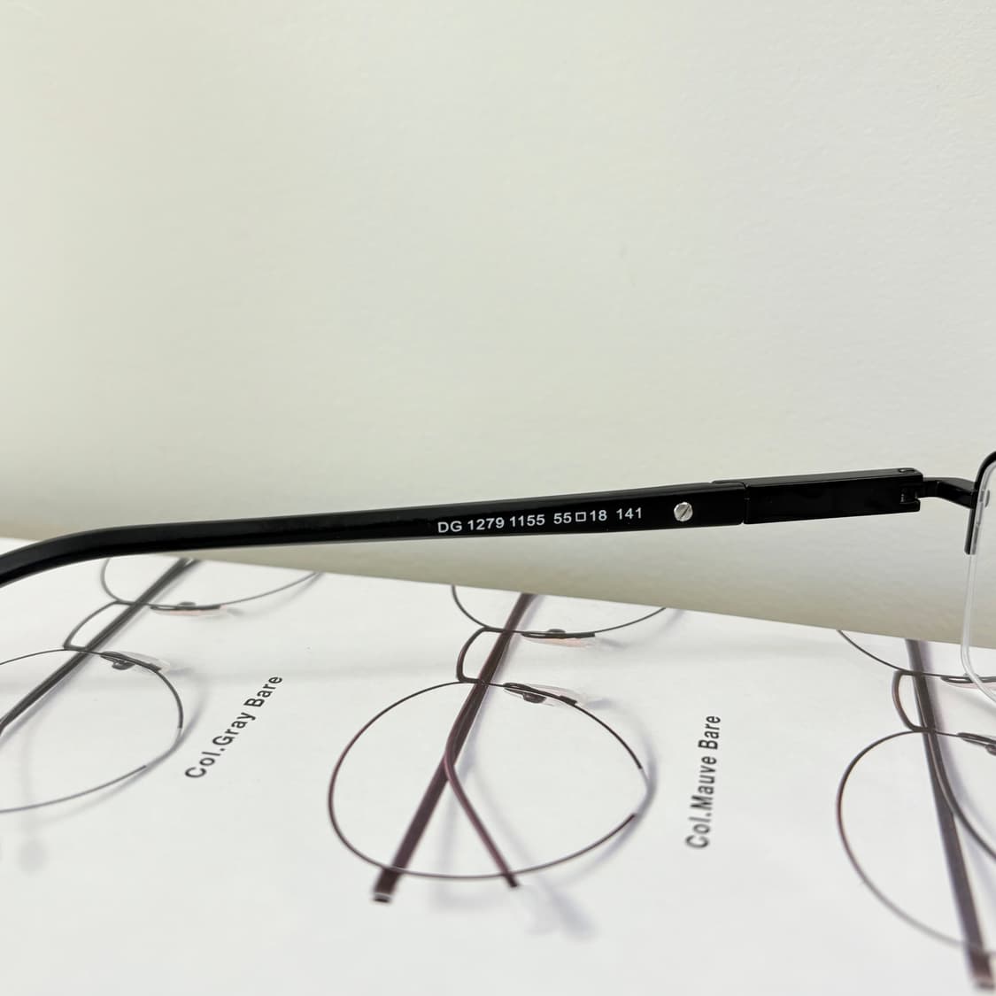 돌체앤가바나 반무테 빈티지안경 상품이미지4