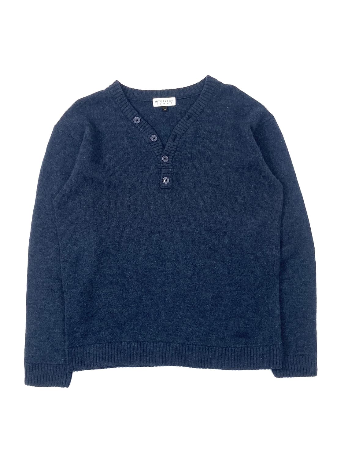 JPN Blue henry neck knit 상품이미지2