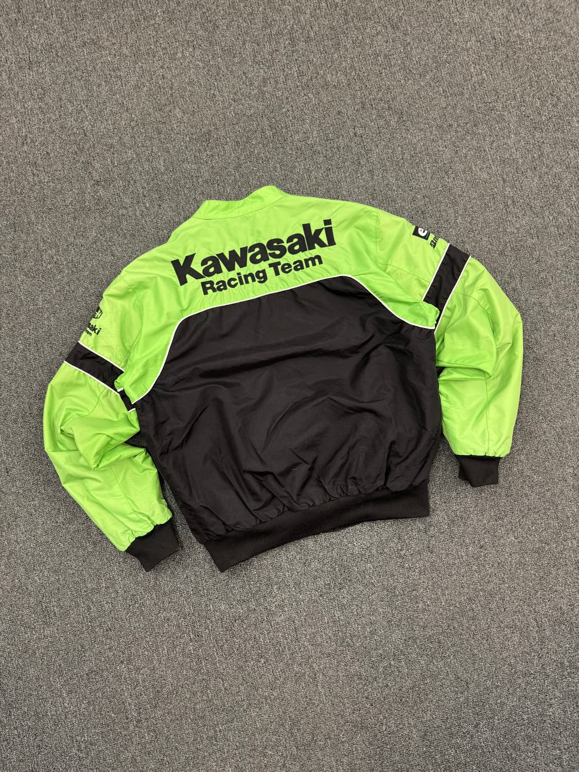 M)가와사키 빈티지 스포츠 바이커 봄버자켓 상품이미지8