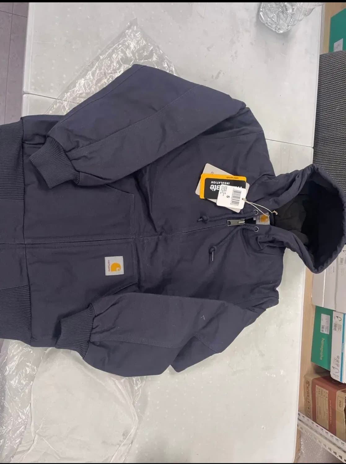 칼하트 wip og 액티브 자켓 다크네이비 상품이미지1