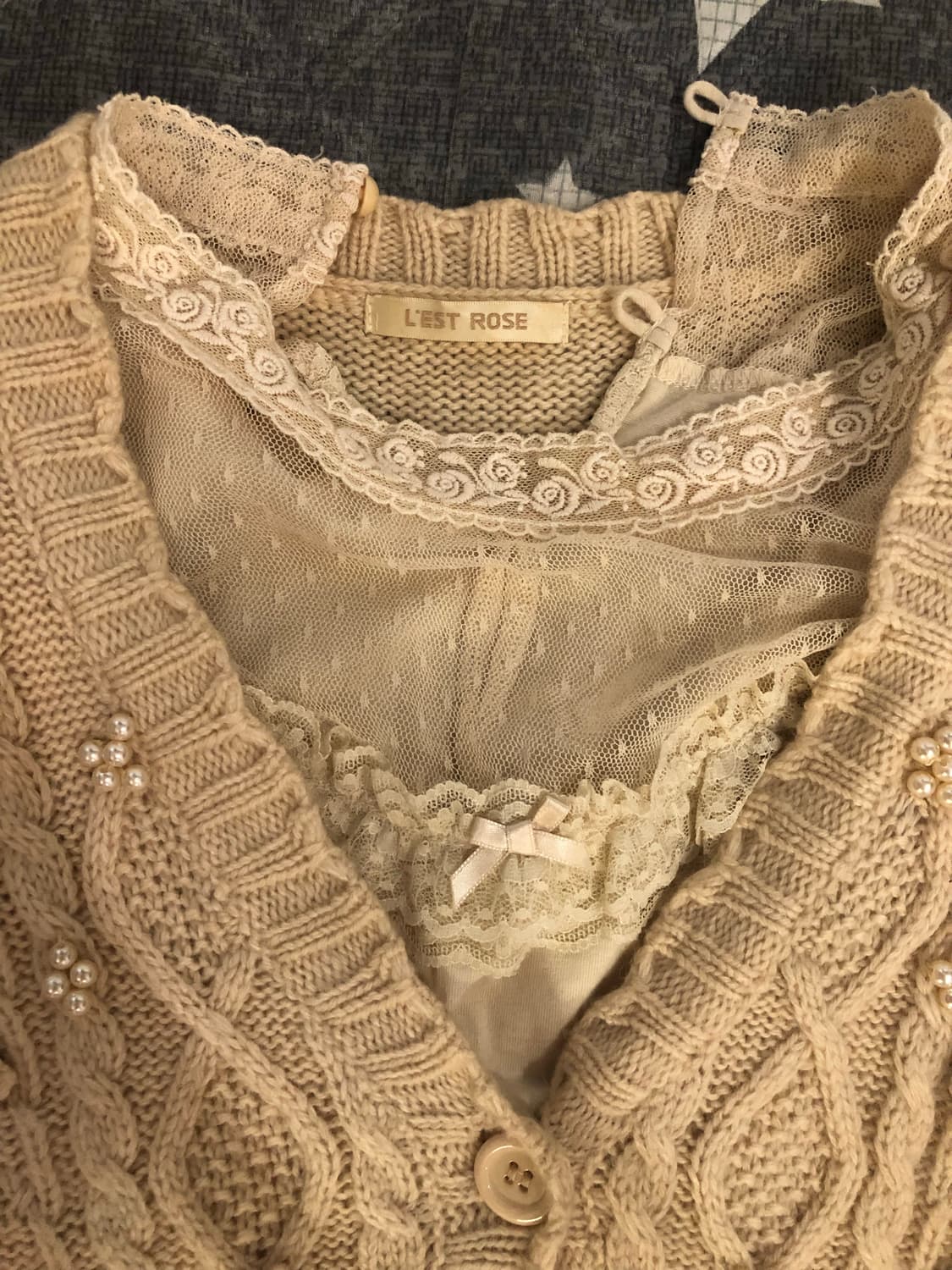 레스트로즈 가디건 set (개별 구매 가능) 상품이미지2