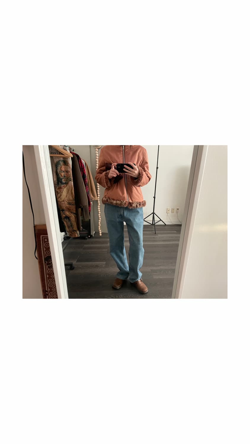 Reversible fur jacket 상품이미지2