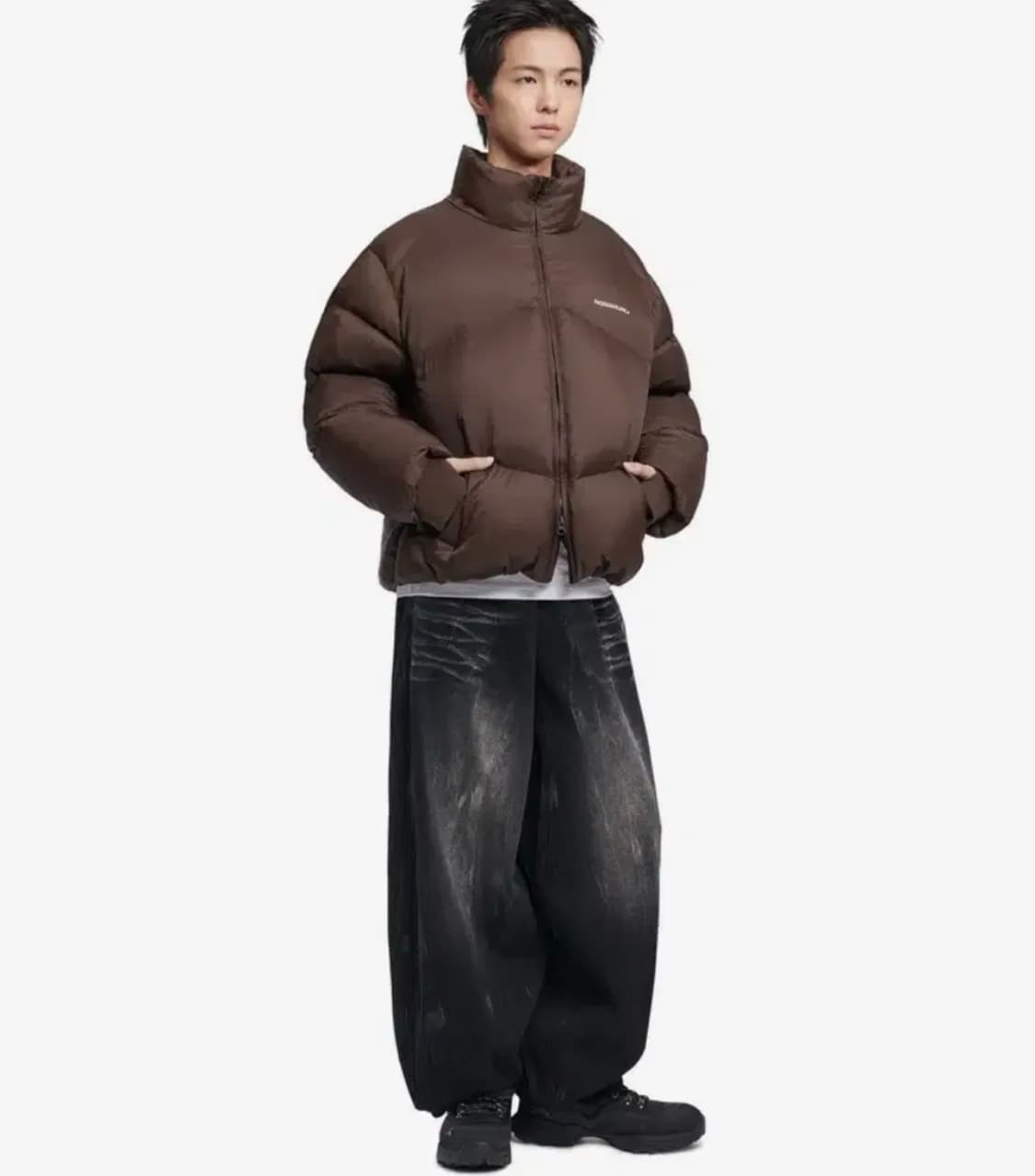 노매뉴얼 패딩 AELLA DUCK DOWN / L사이즈(브라운)  상품이미지3
