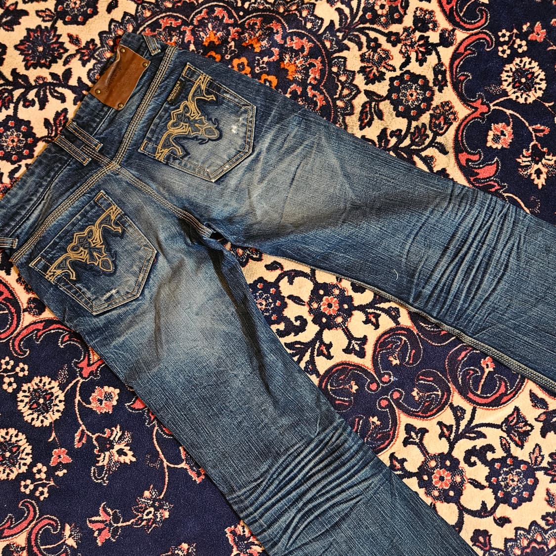 노바디(Nobody Jeans) 포켓 자수 워시드 세미 부츠컷 26  상품이미지5
