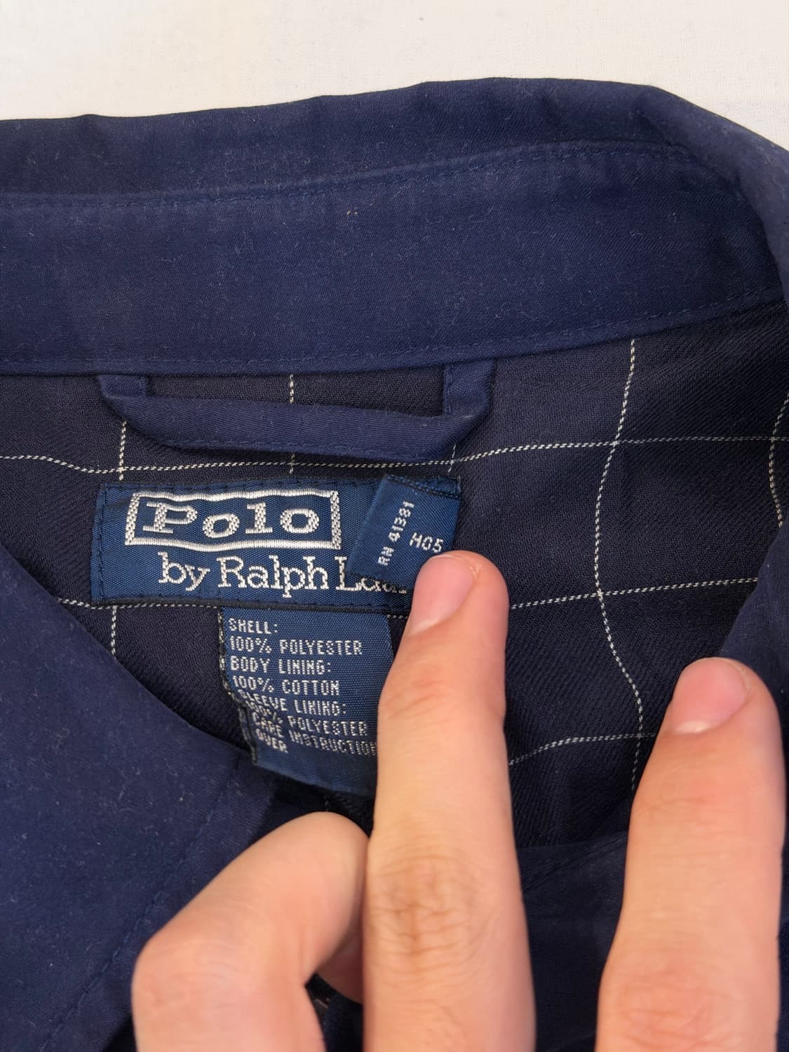 폴로 랄프로렌 블루종 스윙탑 봄버자켓 네이비 상품이미지6