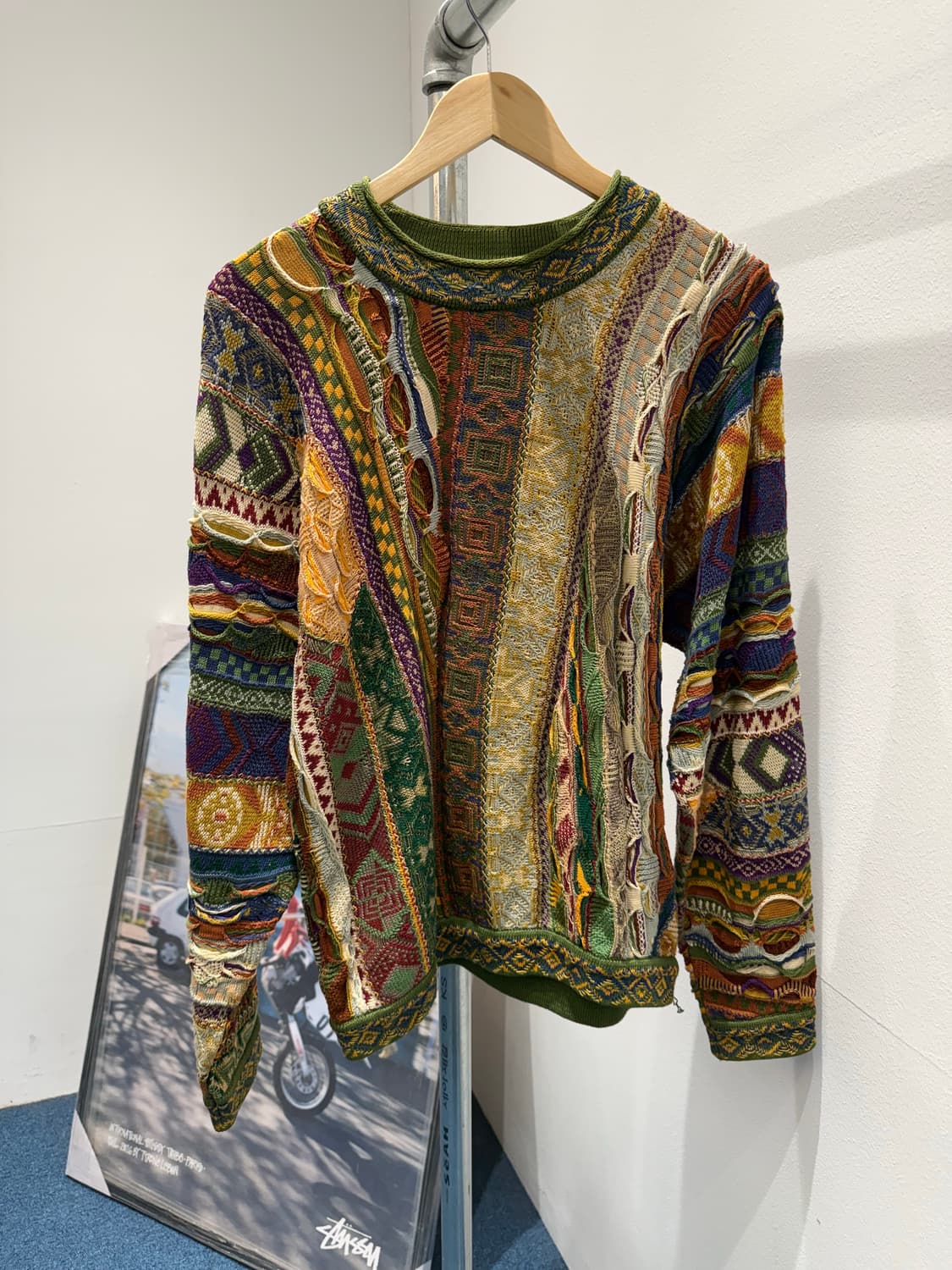 쿠지 케이블 니트 상품이미지1