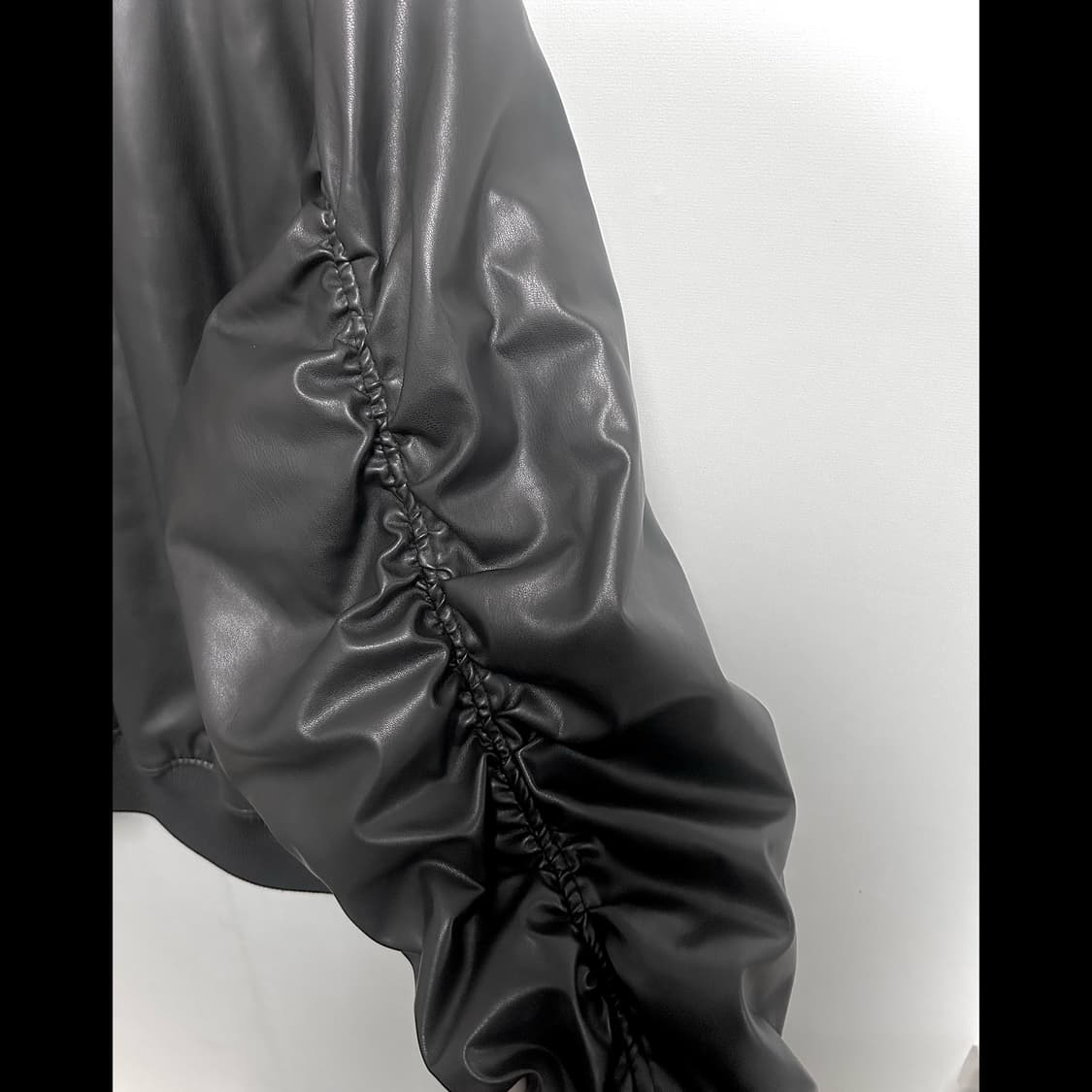 레더 셔링 리버시블 항공점퍼 자켓 상품이미지3