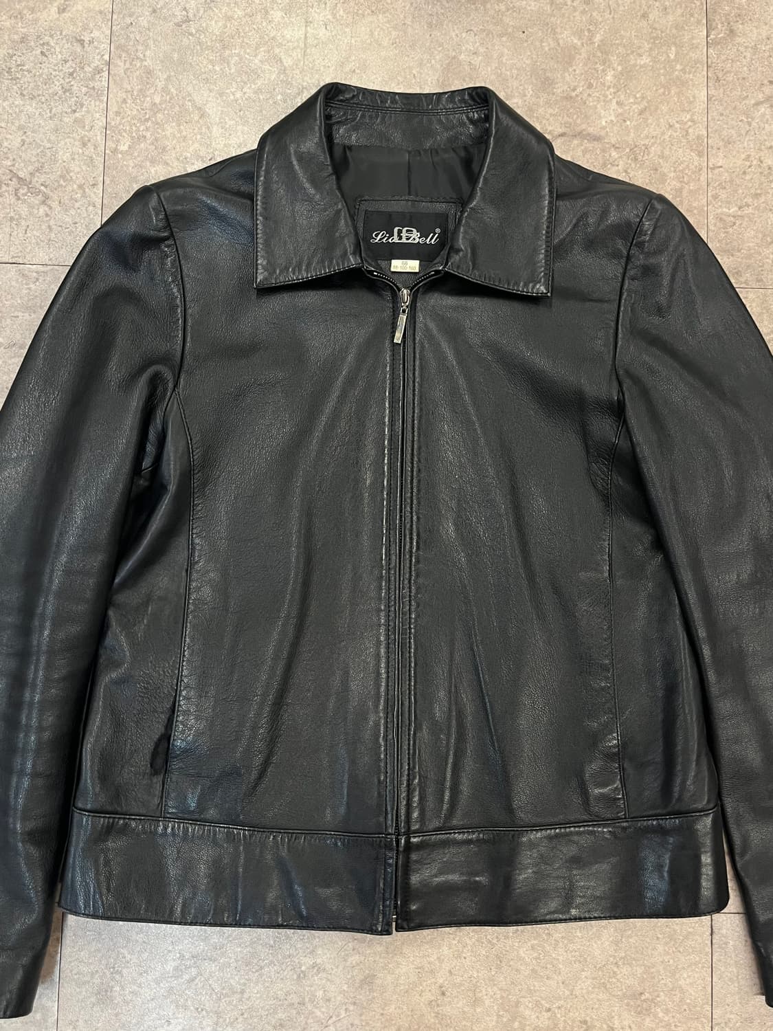 빈티지 양가죽 레더 자켓 블랙 66 #csz4001 상품이미지4