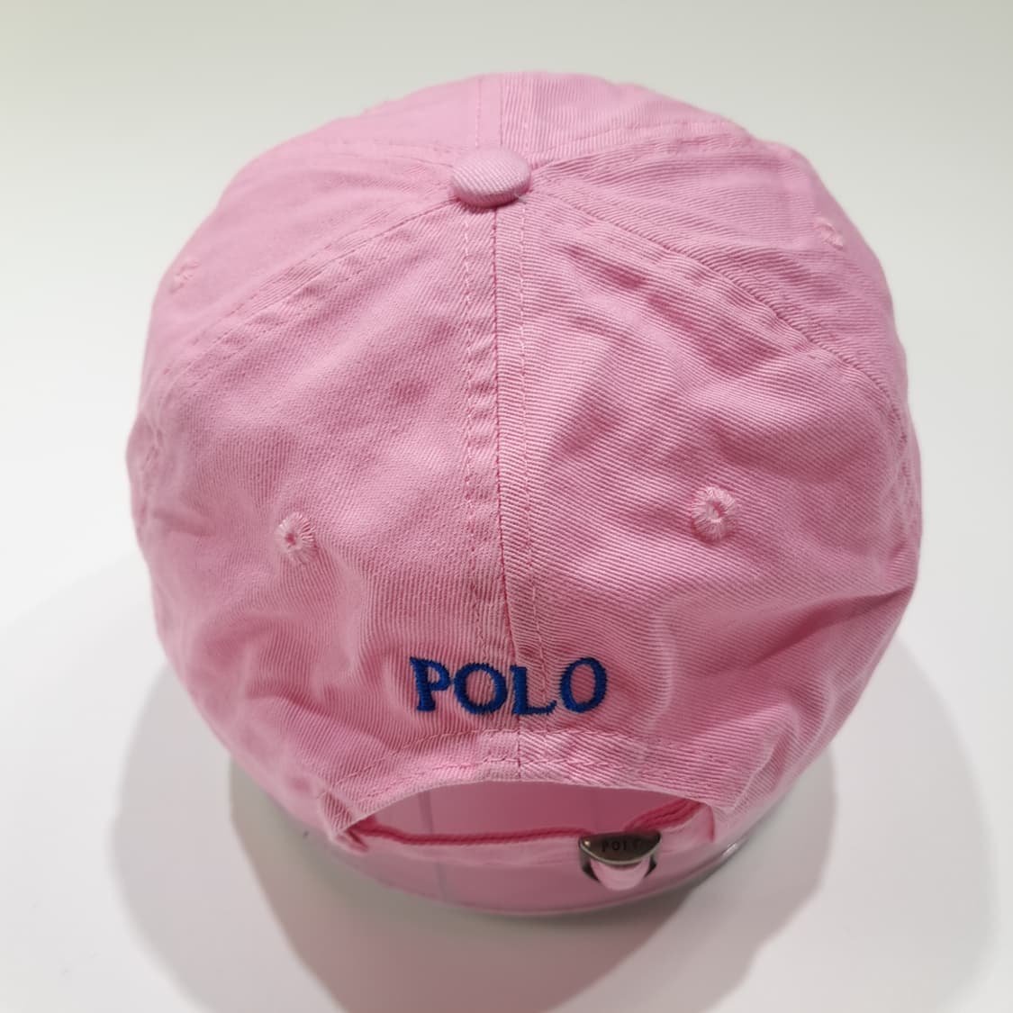 CL680 폴로 코튼 블루포니자수 핑크 볼캡 모자 상품이미지5