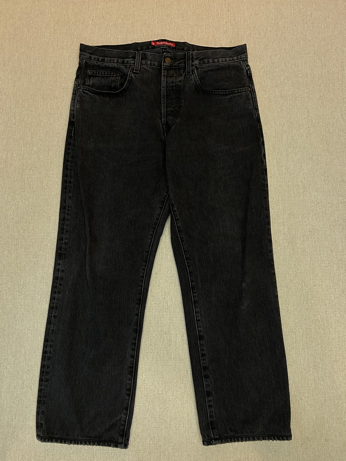 32) 슈프림 블랙 데님 블랙진 상품이미지1