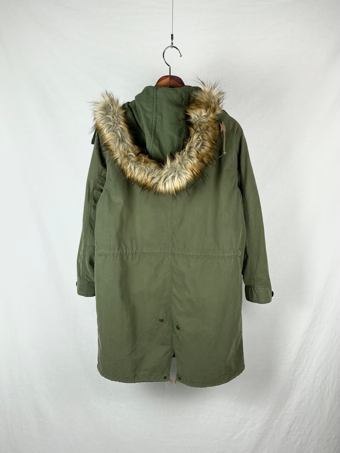 Vintage 카키 컬러 야상 상품이미지4