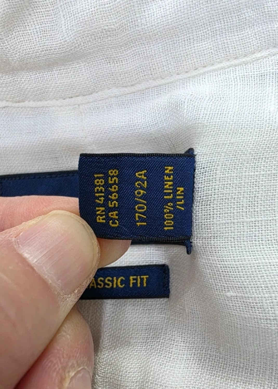 폴로 랄프로렌 린넨 셔츠 남90 여66 상품이미지6